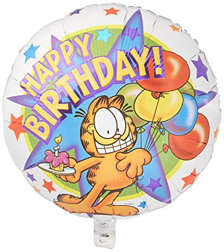 CTI Balloons 115235 Garfield with Cup Cake Happy Birthday, 18