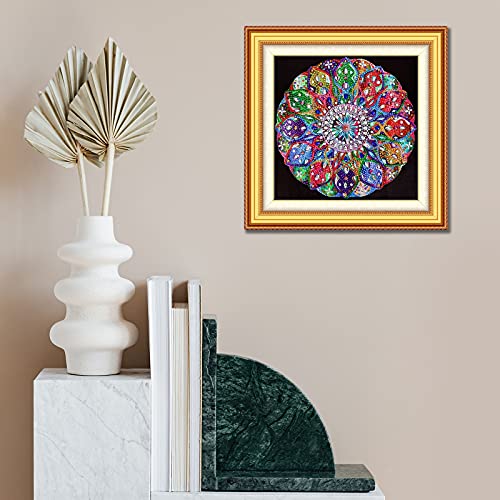 VETPW 5D DIY Diamond Pasted Painting Kit, Mandala
