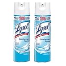 Lysol Disinfectant Spray, Crisp Linen, 38 Oz (2X19 Oz)