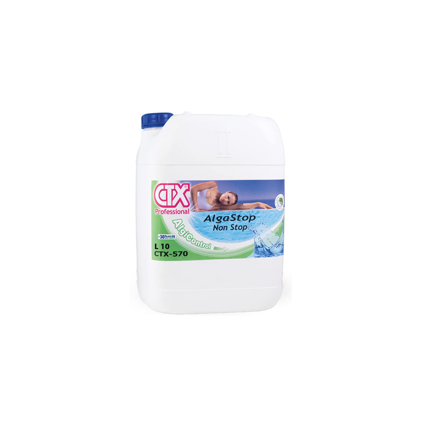 CTX-570 ANTIALGA NON SCHIUMOGENO PER PISCINA - ALGASTOP 10 L - FLUIDRA - SPA IDROMASSAGGIO