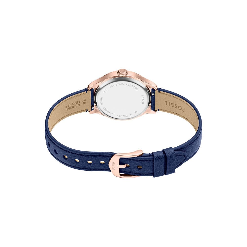 Fossil Montre Gilmore pour Femmes, Mouvement à Quartz Trois Aiguilles, Bracelet en Acier Inoxydable ou en Cuir