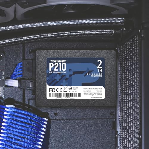 Image of Patriot Memory P210 2TB Internal SSD SATA 3 2.5 Solid State Drive P210S2TB25