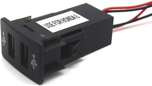 Miniatura 4 de MOTONG Enchufe USB dual para Honda - Puerto de alimentación USB dual de 2.1 A para 14128, Samsun y más (1.457 x 0.945 in)