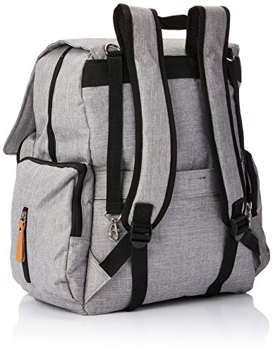 Bolsa mochila maternidade Land Luxury original cinza térmica