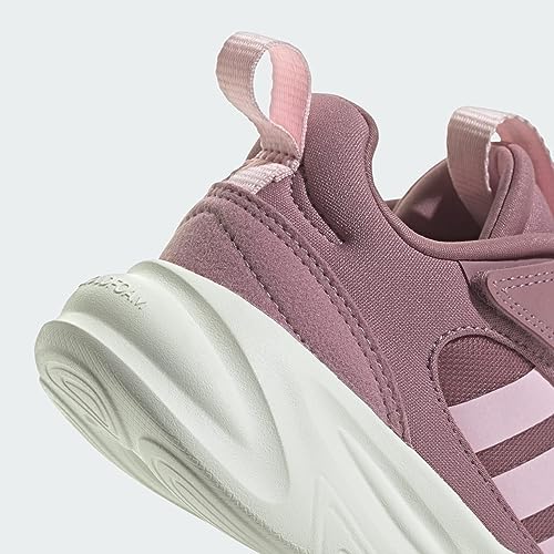 adidas Unisex Kinder Ozelle Running Lifestyle Elastic Lace with Top Strap Shoes, Wonder Orchid / Clear Pink / Off White, 38 EU
