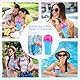 RISVOWO Slushy Becher, Slush Cup mit Strohhalmlöffel, 500ml Silikon Slushy Maker Becher, Tragbarer Slush Machine für Familienfeiern, Partys im Freien, Bars usw (Blau)