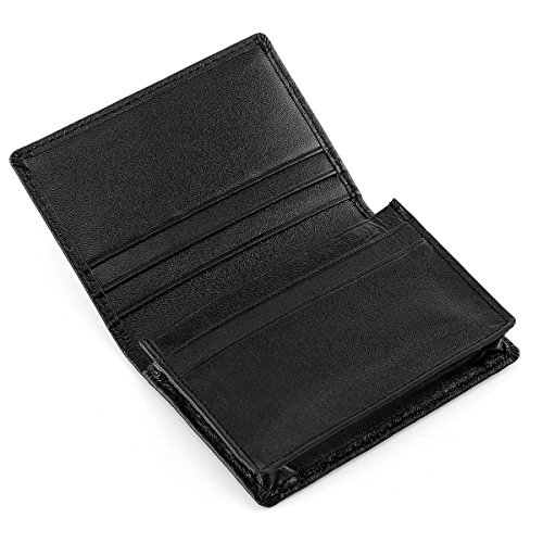 Men’s Bifold Front Pocket Wallet Genuine Leather RFID Blocking Card Billfold2