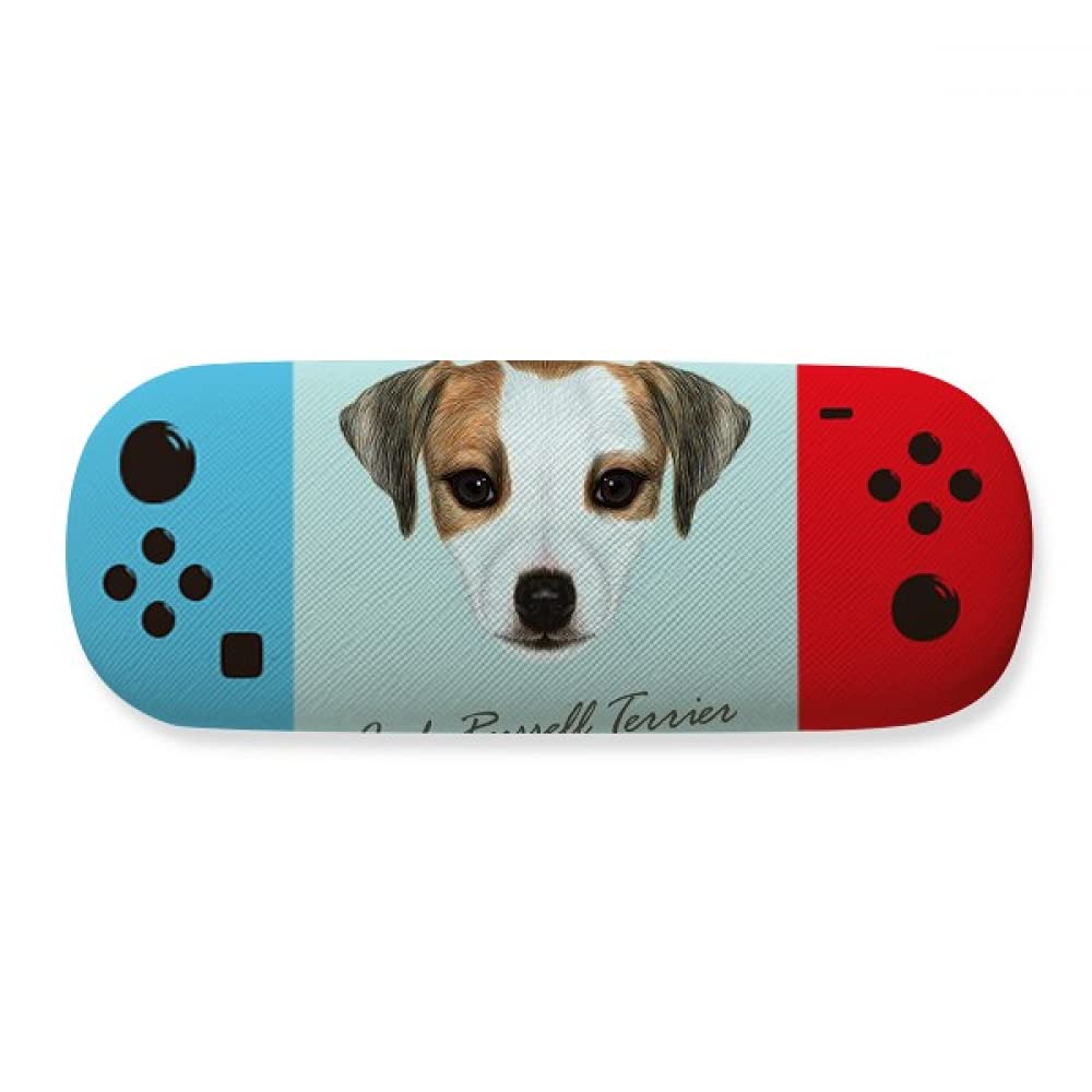 Jack Russell Terrier Dog Pet Animal Storage Glasses Case Creative Game Shell Holder