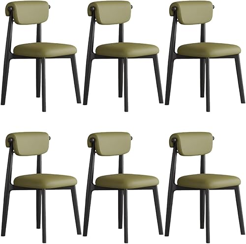 Miniatura 33 de YVYKFZD Juego de sillas de comedor, silla de comedor de madera maciza, sillas de cocina tapizadas, silla de sala de estar con respaldo curvo, para