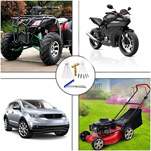 Image of Carburetor Carbon Dirt Jet Cleaner Tool Kit Cleaning Needles with Brushes for Motorcycle ATV Moped Welder Carb Chainsaw Spray