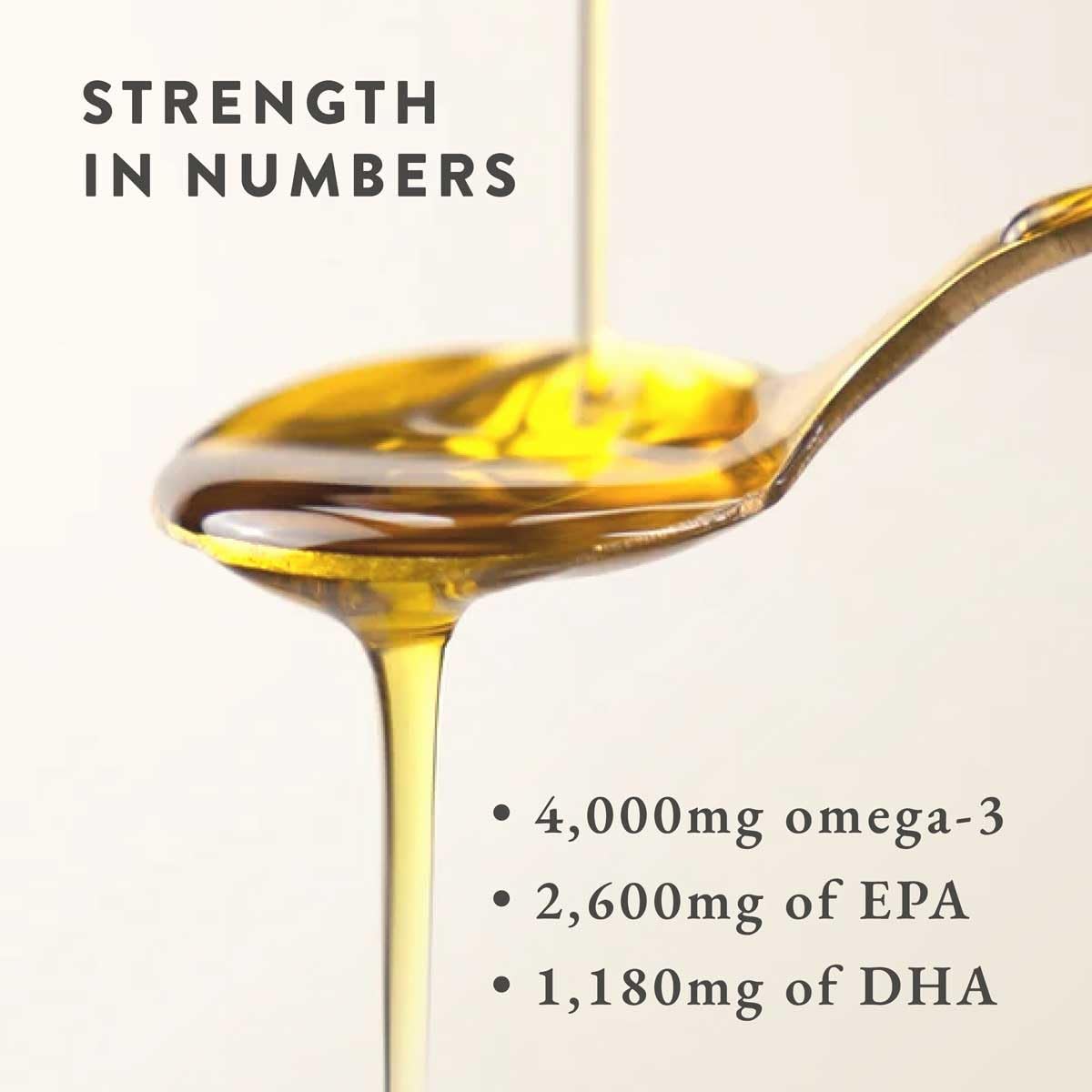Bare Biology Maximum Strength Pure Omega 3 Fish Oil Liquid 3,000mg - Life & Soul Liquid Omega 3 (1 to 2 Months Supply - 150ml) EPA 2000mg DHA 1000mg, Supports Heart, Brain Function & Eye Health