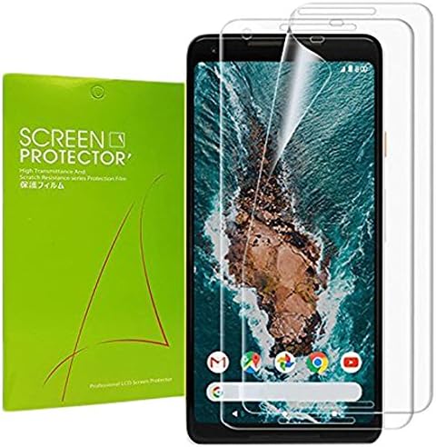 Amgsy Amgs For Google Pixel 2 Screen Protector,Pantab [2 Pack] [Case Friendly] TPU Protective PET Film Screen Soft Flexible Cover [3D Curved Full Coverage] [Anti-Scratch] [ Anti-Shatter] For Google Pixel 2