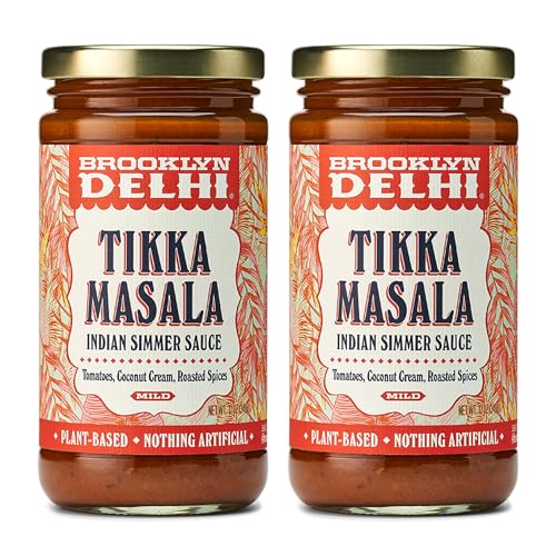 Brooklyn Delhi Tikka Masala - 2pk - Indian Simmer Sauce - Tangy Tomatoes, Luscious Coconut Cream,...