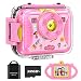 VanTop Junior K8 Kids Camera with 32GB Memory Card, Selfie 1080P Supported Waterproof Video Camera w/ 8MP 2.4 Inch Large Screen, Fill Light, Face Recognition, 4 Games, Extra Kid-Proof Silicon Case