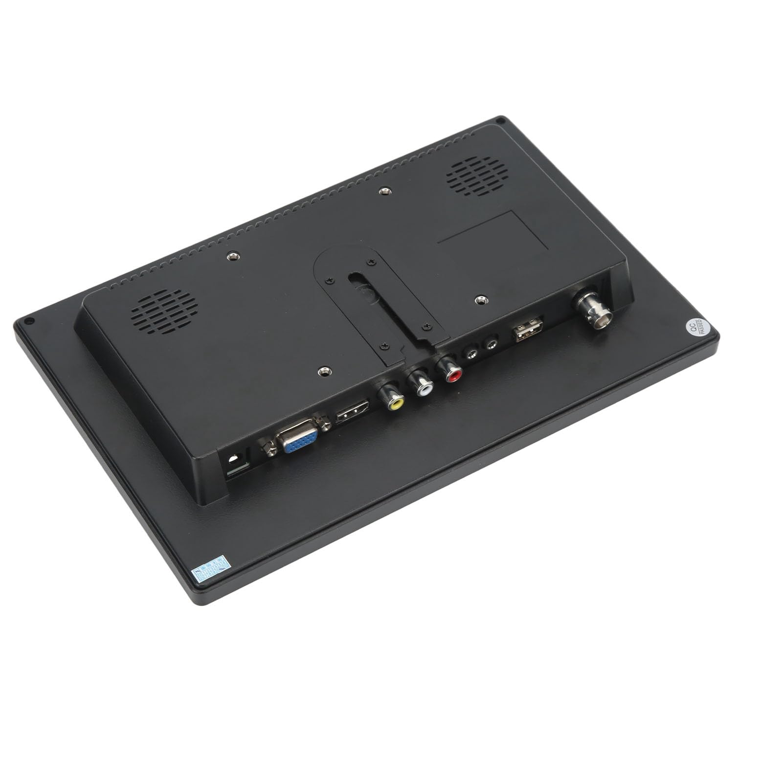 Cocoarm Industrie-Mikroskop-Monitor, 10-Zoll-CCTV-Monitor ABS-LCD-Display, 1280 X 800 LED-Bildschirm mit Bildumdrehung AV VGA BNC USB, für den Einsatz von Überwachungskameras auf der