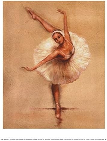 Ballerina I - Poster by Caroline Gold (9.5X11.75)