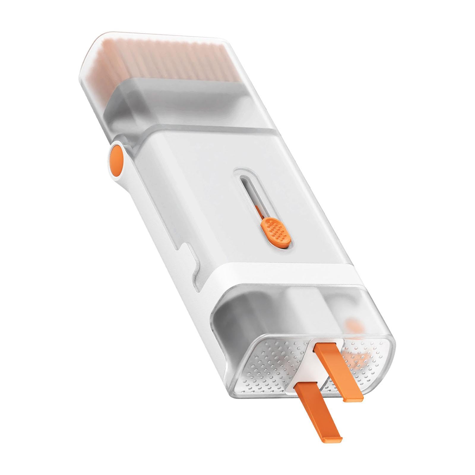 10 Set Laptop Reinigungsset Staubbürste Tastaturreiniger Set für Kamera Objektiv Telefon PC Orange