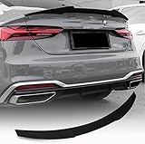 Trunk Spoiler Compatible with 2018-2025 Audi A5 S5 RS5 (B9) 4-Door Sportback High Kick Duckbill Rear Wing Body Kits Factory Outlet