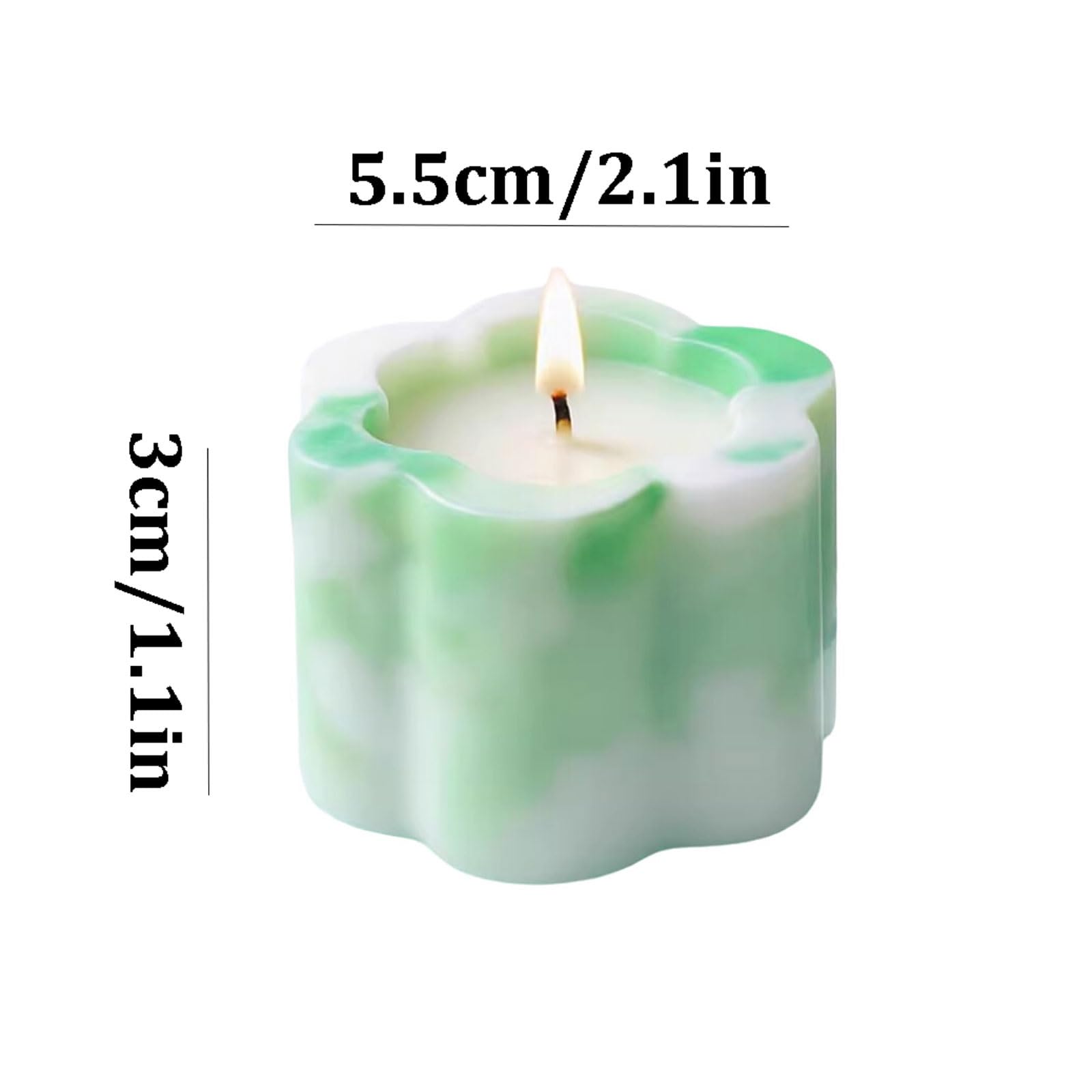 Świeca zapachowa, Mini świece zapachowe z wosku sojowego, czas spalania 45 godzin, wielokolorowe, 9 szt. Wystrój domu(3pcs Pale Red)