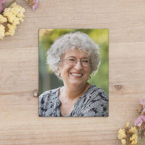 Wanapix | Foto para Lápidas | Retrato de Porcelana Personalizado | Placas Conmemorativas | Fotocerámica Rectangular | 15x20cm