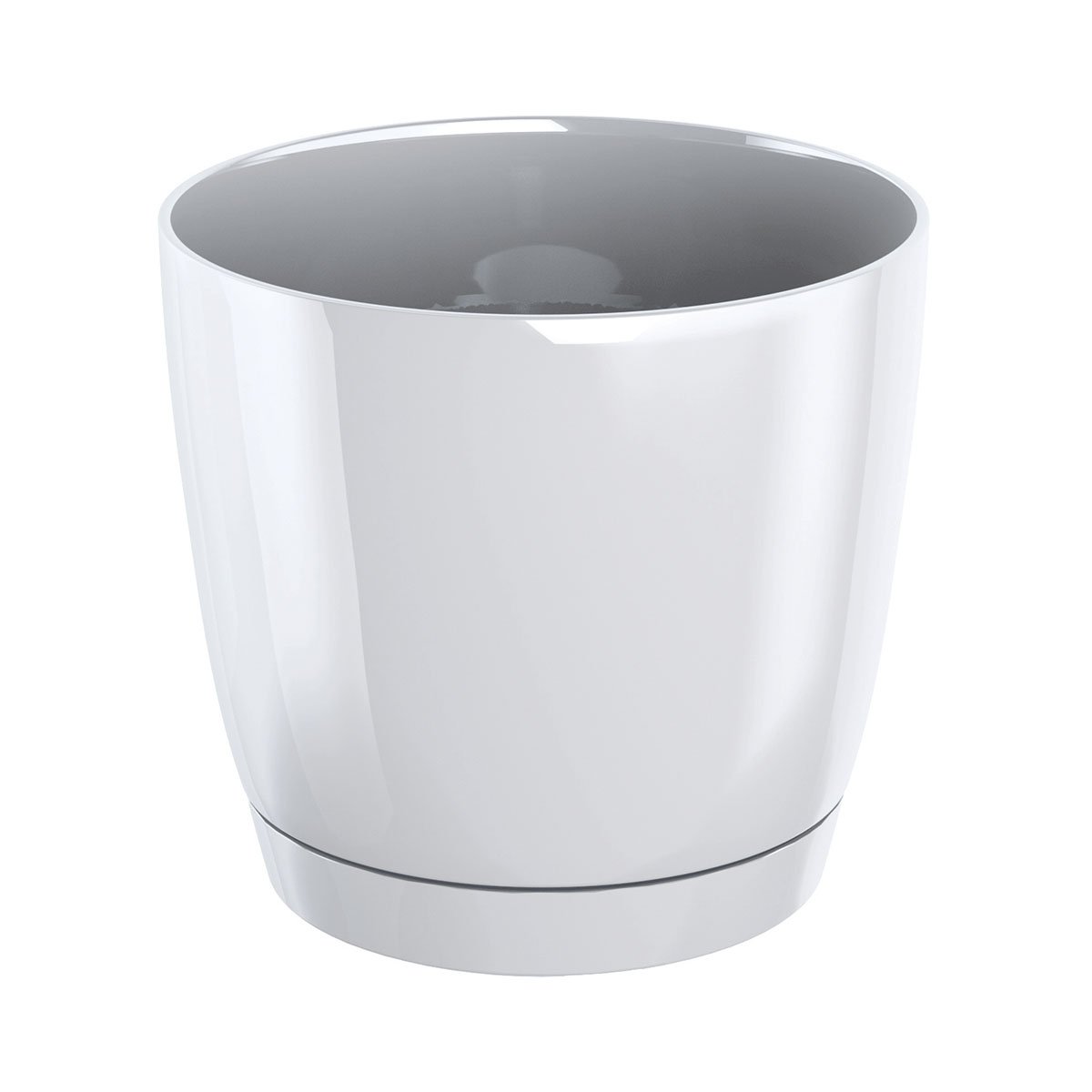 Flowerpot Di Plastica Rotondo Sandy Rotondo A Colori Senape 22.5  Lungo X 22 5 Largo X 19 2 Alto Cm 86333746