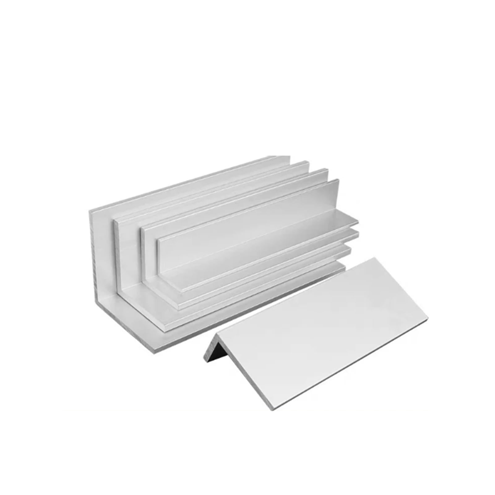 6061 L-Profil Aus Aluminium, Ungleichseitiges Aluminiumprofil, Metallprofil Mit 90-Grad-Rechtwinkel (10 * 100 * 100 * 500mm)