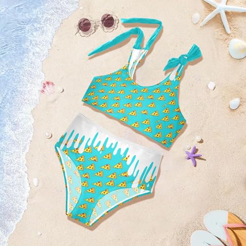 Image of Girls Tankini Swimsuit Bathing Suit Two Piece Bikini Summer Beach Swimwear with Adjustable Strap 3-12 Years