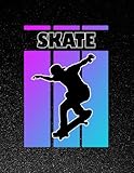 Skateboard Freestyle: Skateboard Notebook Perfect For The Skateboard Rider  Lined Notebook Journal ToDo Exercise Book or Diary 8,5x11 with 110 pages