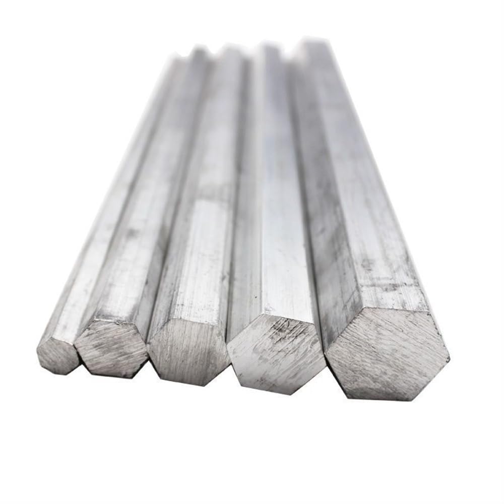 Aluminiowe pręty 1 szt. aluminiowy pręt sześciokątny 6061, długość 4-20 cali, aluminiowe pręty sześciokątne, wysokość 8-60 mm (500 mm x 16 mm) (500 mm x 35 mm)