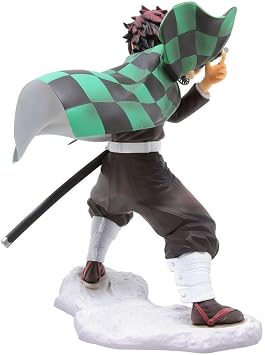 Demon Slayer Kimetsu No Yaiba Tanjiro Fighting Version Aksiyon Figür 16 Cm