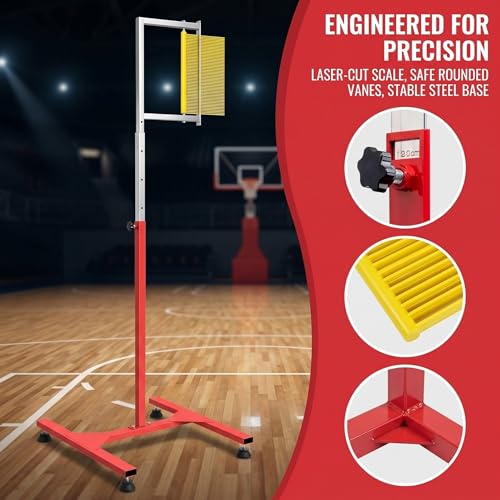 Probador de salto vertical ajustable para corregir y medir 8