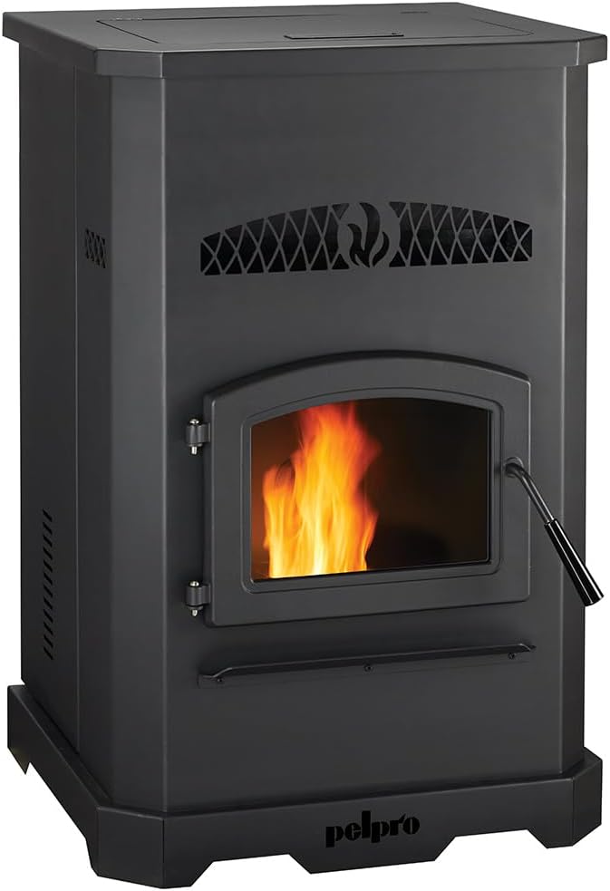 PelPro PP150 Pellet Stove for Home Heating - 150 lb Hopper