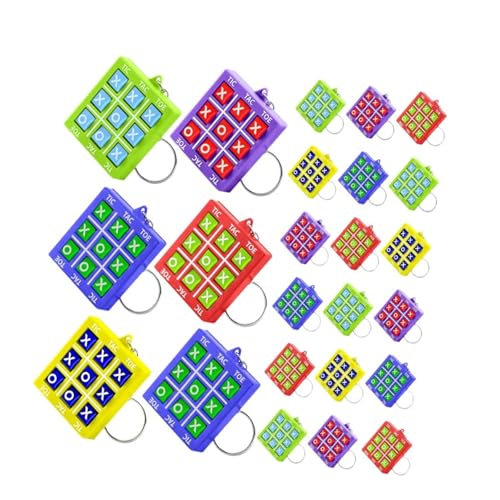 Porte-clés mini puzzle lot de 24 jeux éducatifs de voyage colorés pour enfants