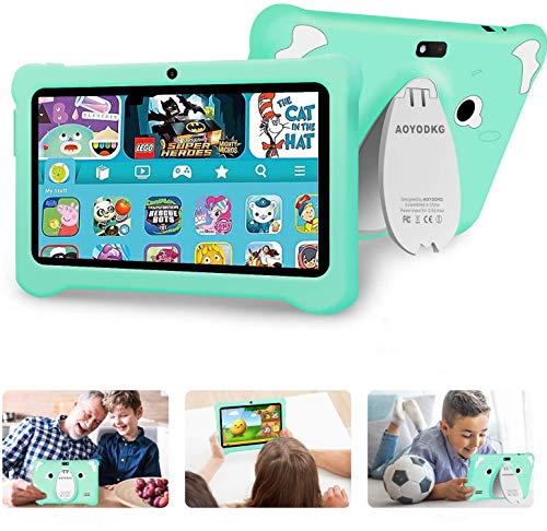 Hottest Sale Kids Tablet, Android 9.0 Pie Tablets, 3GB RAM 32GB ROM, 7 inch HD IPS Display, Google GMS Certified, WiFi, Type-C, Dual Camera, Bluetooth, FM, GPS, OTG, Tablet for Kids