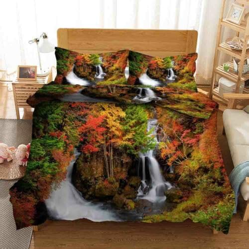 Housse de couette 90x190 anti-plis en microfibre respirante pour parure lit enfant