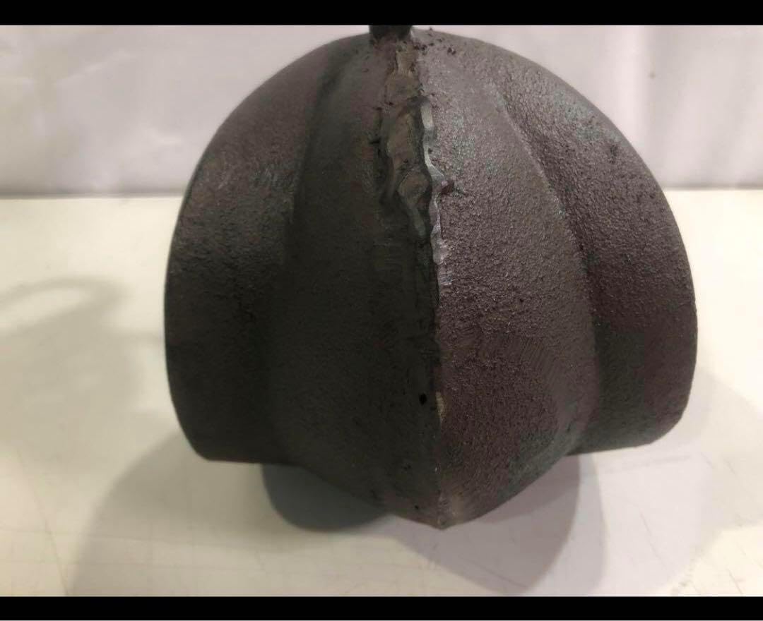 萬古焼 露窯 冬柴文廣 燻雪囲イ 花入 花瓶 焼締 華道具 師:大樋長