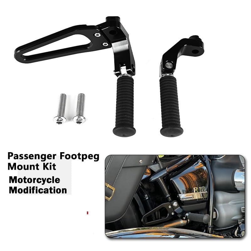 Repose-Pieds arrière de Moto R18 Kit Fixation Passager 2020-2024