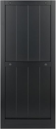 Miniatura 3 de Winsome 20025 Estante de 2 x 2 cubos con panel de revestimiento de madera, color negro