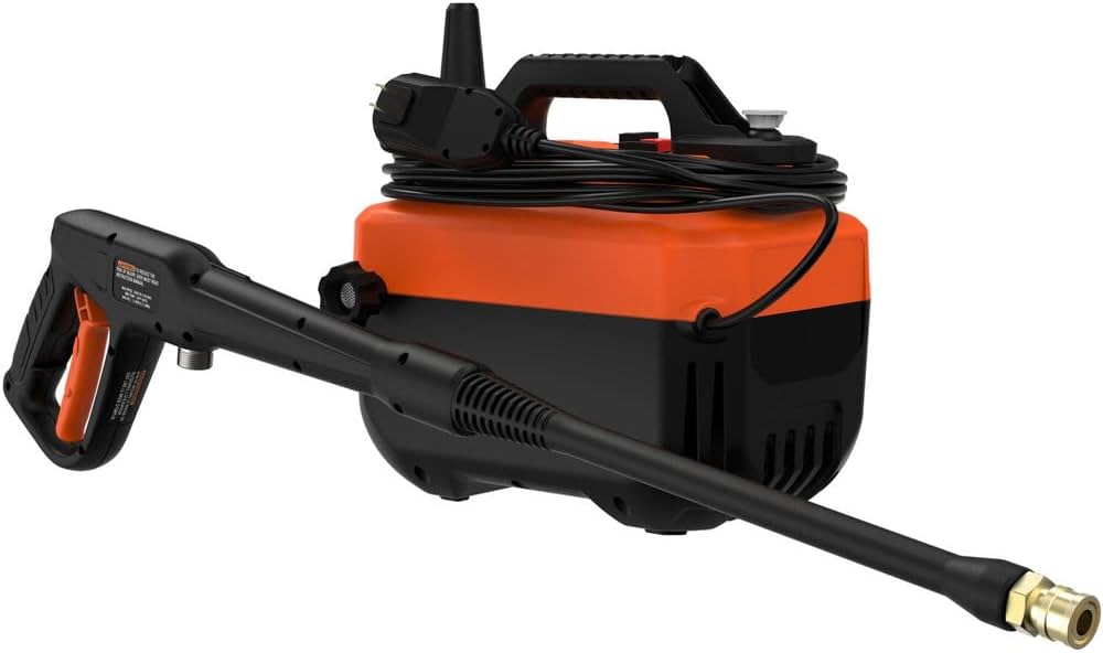Amazon | BLACK+DECKER Electric Cold Water Pressure Washer, 1,600