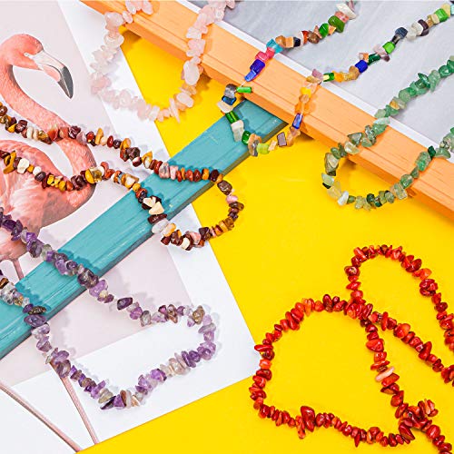 5-8mm Natural Chips Stone Agate Chips, Crystal Loose Beads Gemstones Beads for Jewelry Earring Bracelet Making