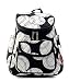 Baseball Sport Print Canvas Small Backpack Handbag