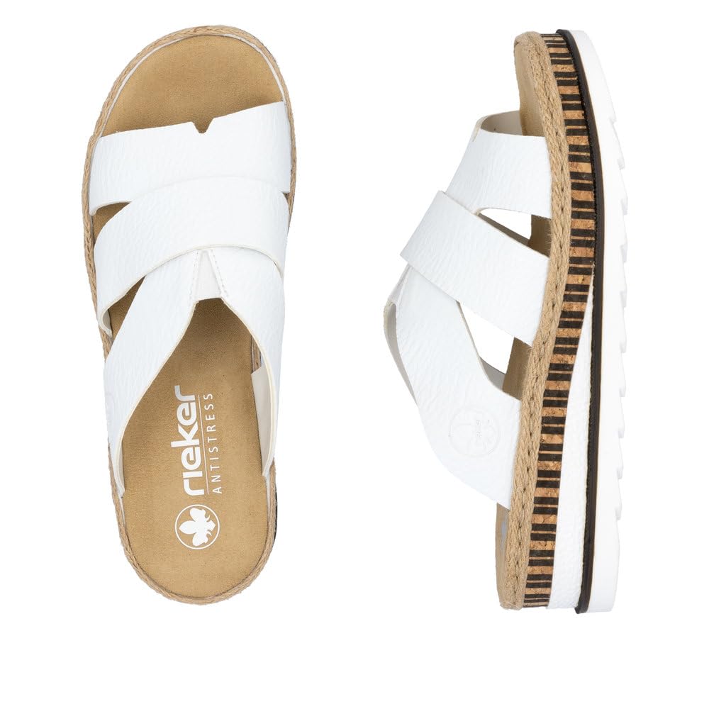 Rieker Femme Chaussures Basses V7989, Dame Mocassin,Chaussons