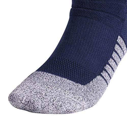 Adidas Unisex Adizero Football Cushioned Crew Socks (1-Pair), Team Navy Blue/White, Large #TOP3