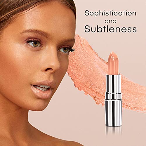 Nude Envie Lipstick - Certified Vegan Lipstick Paraben Cruelty, Paraben Free - Enriched With Vitamin E And Jojoba Oil (Naked) #TOP4