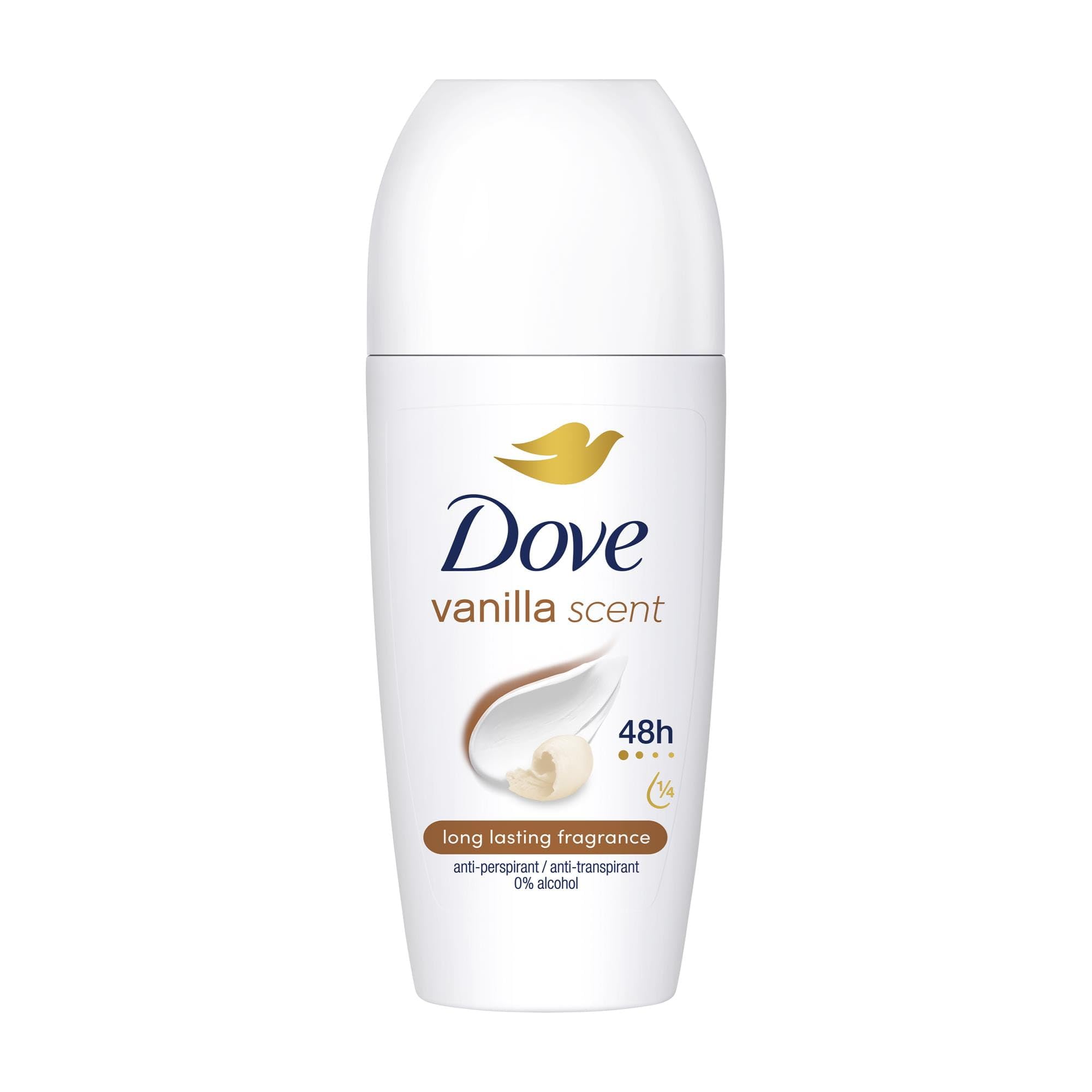 6er Pack - DOVE Women Deodorant Roll-on - Vanilla Scent