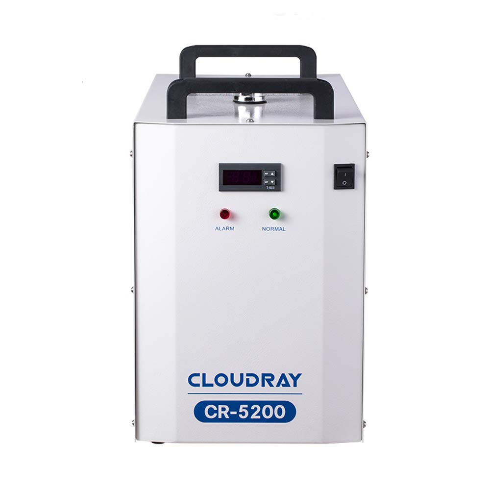 CR-3000AG Industry Water Chiller 9L Capacity Cooling Water for 60W/80W CO2 Engraving Cutting Machine (Size : CR-5202AH 220V)