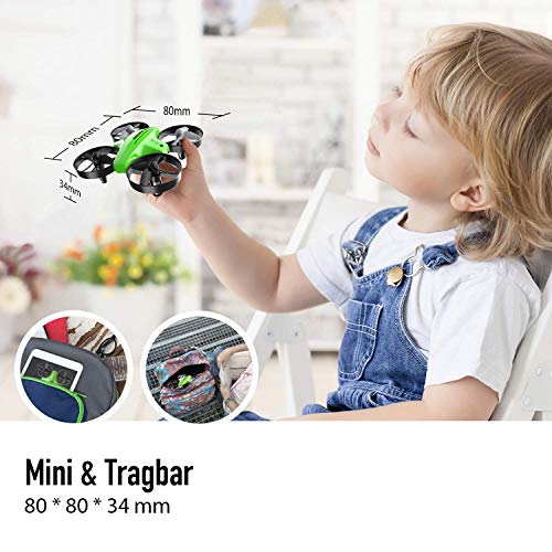 ATOYX Mini Drohne für Kinder, RC Quadrocopter,3D-Flip, Headless-Modus, Höhe Halten, 3 Batterien… – Bild 6