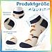 Utensilsto 9 Paare Sneaker Socken Damen 39-42 Bunte Kurze Socken Geschenk