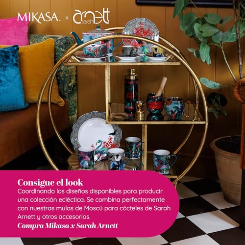 Kit de bartender para bares en casa Mikasa con coctelera de 600ml y jigger de acero 7