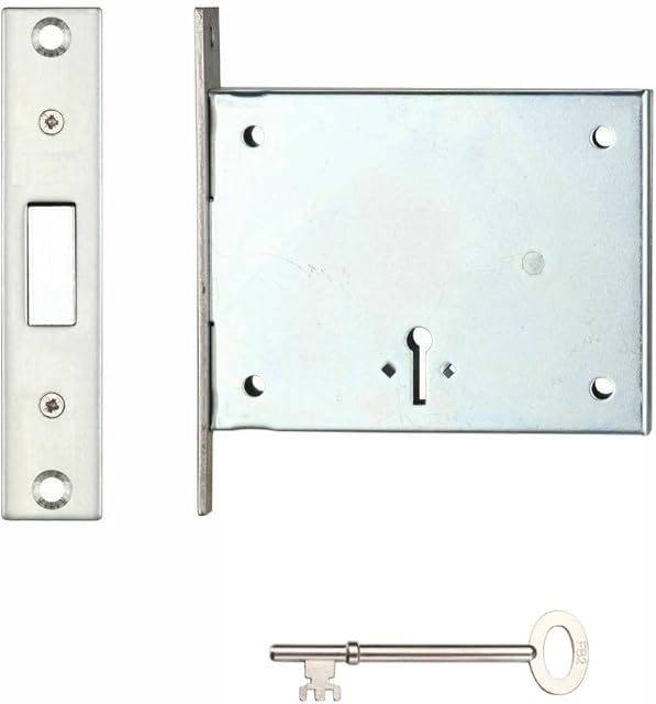 IRONZONE® Fire Brigade FB2 Mortice Deadlock Supplied with Key, Often Used to Secure Communal Areas, to Grant Easy Access to Safety Personnel, Secure and Safe